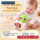 iPlay, iLearn Interactive Musical Duck Toy for Tummy Time and Crawling (6-12 Months) Magic Cars 3
