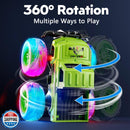 Monster Trucks Toy for Toddlers Boys with Illuminated Wheels Age 2+ Magic Cars 3