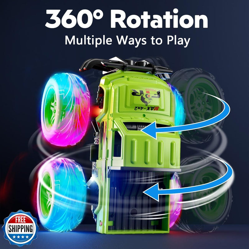 Monster Trucks Toy for Toddlers Boys with Illuminated Wheels Age 2+ Magic Cars 3