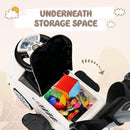4-in-1 Toddler Car with Removable Push Handle and Safety Guardrails Magic Cars 7