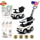 4-in-1 Toddler Car with Removable Push Handle and Safety Guardrails Magic Cars Variant 0