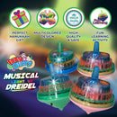 Festive Musical Dreidel Set - Colorful 4 Pack for Hanukkah Magic Cars 1