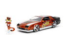 Jada Cheetos 1:24 Scale 1985 Chevy Camaro Z28 Die-Cast Vehicle with 2.75" Chester Cheetah Figure Magic Cars Variant 0