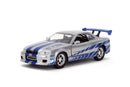 Toys 1:32 Brian's Nissan Skyline GT-R R34 in Silver/Blue from Fast & Furious Magic Cars 2