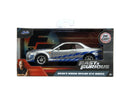 Toys 1:32 Brian's Nissan Skyline GT-R R34 in Silver/Blue from Fast & Furious Magic Cars 7