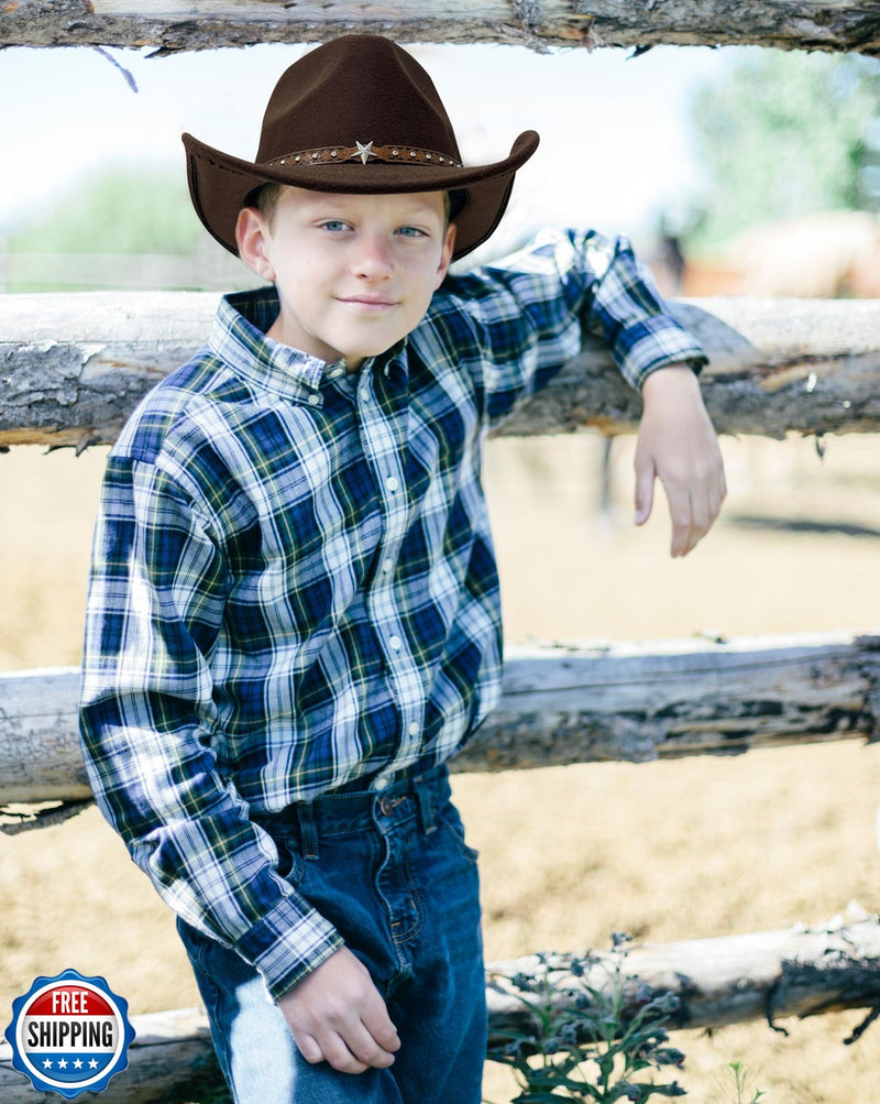 Toddler and Infant Cowboy Hat for Boys and Girls Kids Western Style Magic Cars 3