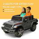 Battery-Powered Grey Jeep Gladiator Rubicon Vehicle with Sound Effects for Ages 3+ Magic Cars 3