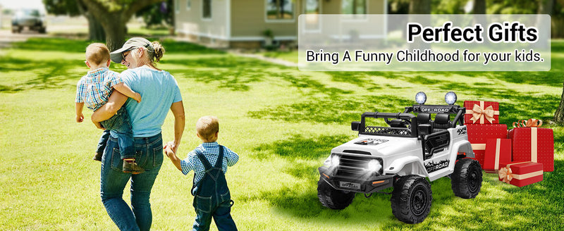 12V Electric Kids Ride-On Jeep Truck with Remote Control Magic Cars 11