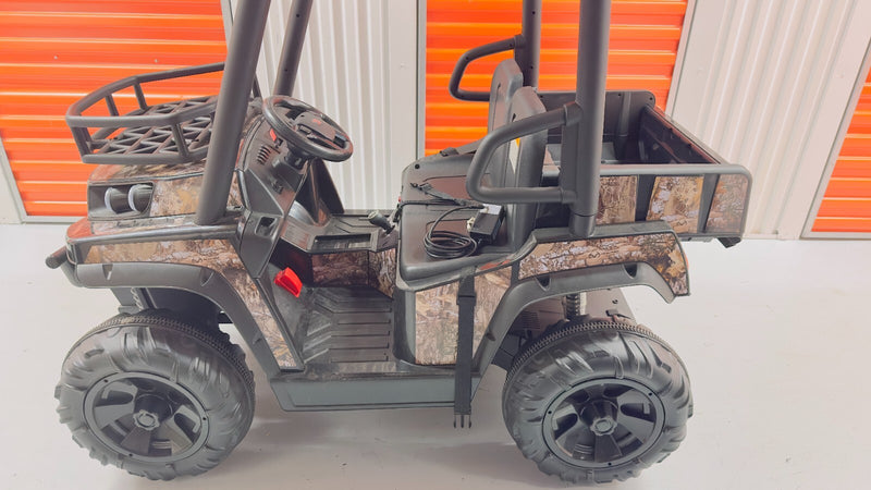 Electric 2-Seater Jeep Truck with Wide Seat Battery-Powered Ride-On Car for Kids Magic Cars 1