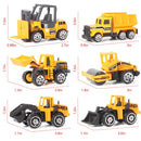 Jenilily Construction Toy Truck Die-cast Vehicle Transporter Set with Excavator Magic Cars 2
