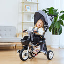 Convertible Tricycle Stroller for Children 18 Months to 5 Years - Gray Magic Cars 1