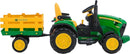 John Deere 12V Ground Force Ride-On Tractor with Trailer Magic Cars 6