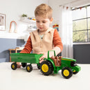 John Deere 8" Battery-Operated Tractor and Wagon Playset Magic Cars 1