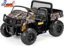John Deere Camo Kids Ride-On Gator XUV Battery-Powered with Dump Bed and Tailgate for Ages 3-8 Years Magic Cars 1