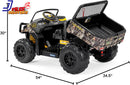 John Deere Camo Kids Ride-On Gator XUV Battery-Powered with Dump Bed and Tailgate for Ages 3-8 Years Magic Cars 5