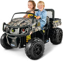 Kids' Battery-Powered John Deere Camo Ride-On Gator XUV with Dump Bed and Tailgate, Ages 3-8 Magic Cars 5