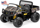 Deere Camo Kids Ride-On Battery-Powered Gator XUV with Dump Bed and Tailgate for Ages 3-8 Magic Cars 1