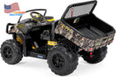 Deere Camo Kids Ride-On Battery-Powered Gator XUV with Dump Bed and Tailgate for Ages 3-8 Magic Cars 3