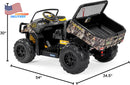 Deere Camo Kids Ride-On Battery-Powered Gator XUV with Dump Bed and Tailgate for Ages 3-8 Magic Cars 5