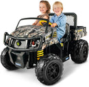 Deere Camo Kids Ride-On Battery-Powered Gator XUV with Dump Bed and Tailgate for Ages 3-8 Magic Cars 6