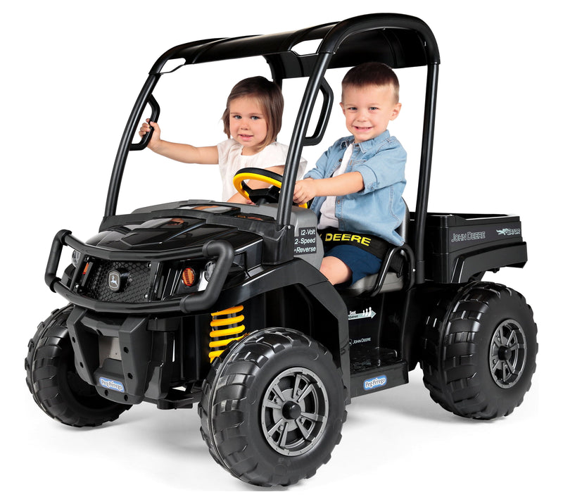 12-Volt Battery-Powered Ride-On Vehicle in Midnight Black with 130 lbs Capacity Magic Cars 11