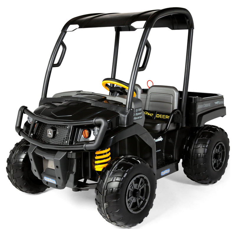 12-Volt Battery-Powered Ride-On Vehicle in Midnight Black with 130 lbs Capacity Magic Cars 1