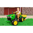John Deere Ground Force 12V Battery Powered Ride On Tractor with Detachable Trailer Ages 3+ Magic Cars 1