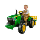 John Deere Ground Force 12V Battery Powered Ride On Tractor with Detachable Trailer Ages 3+ Magic Cars Variant 0