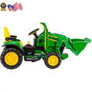 John Deere 12V Battery-Powered Ride-On Loader with Front Scoop and Realistic Design Magic Cars 1