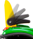 12 Volt Green Ride-On Ground Loader Toy Vehicle with Working Loader Arm Magic Cars 2