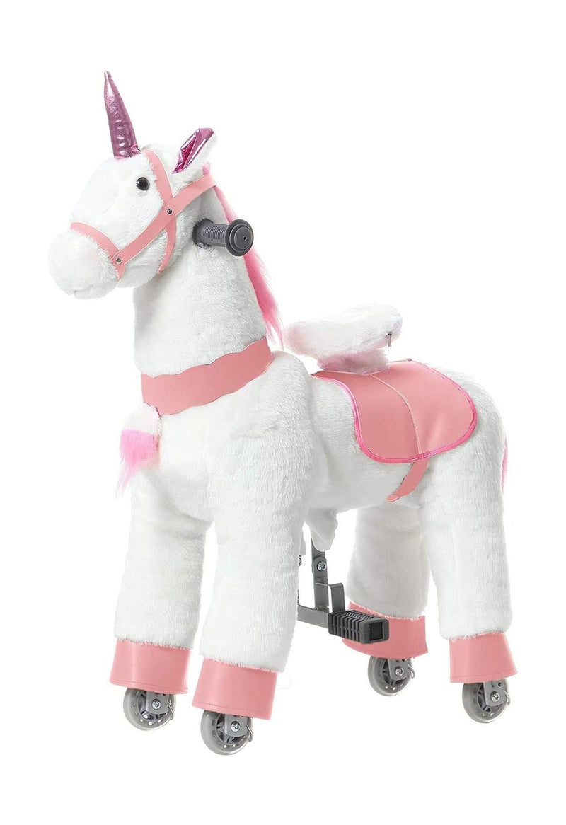 Ride-On Unicorn and Pony Toys for Girls and Children – Interactive Horse Riding Play Vehicle Magic Cars 0