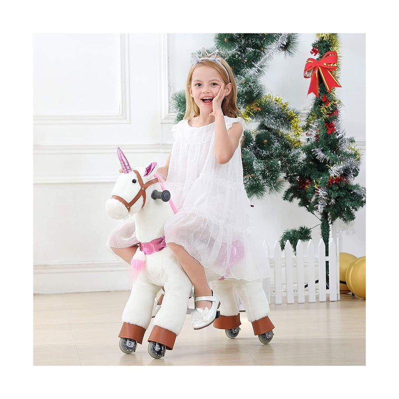 Ride-On Unicorn and Pony Toys for Girls and Children – Interactive Horse Riding Play Vehicle Magic Cars 2