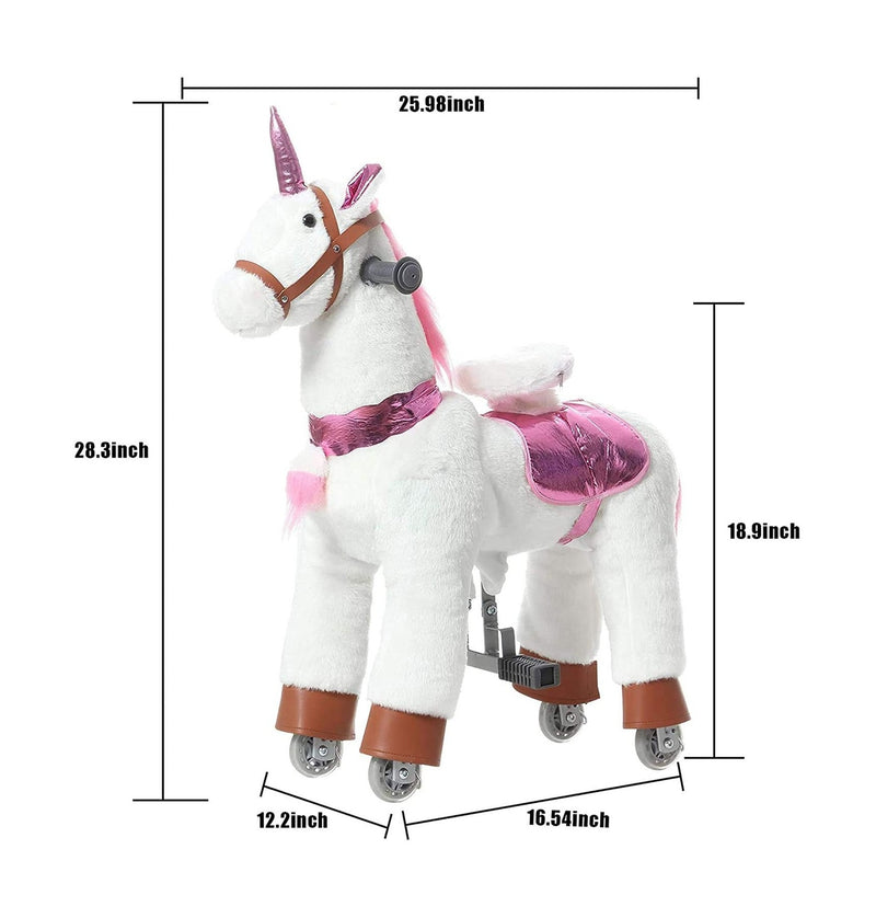 Ride-On Unicorn and Pony Toys for Girls and Children – Interactive Horse Riding Play Vehicle Magic Cars 6