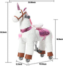 Ride-On Unicorn and Pony Toys for Girls and Children - Horse Riding Play Toy Magic Cars 6