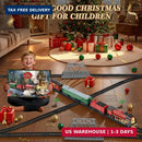 JONRRYIN Remote-Controlled Electric Train Set for Children, Classic Steam Engine Design Magic Cars 6
