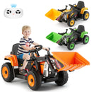 12V Battery Powered Kids Ride-On Excavator Truck Digger with 3 Speeds, Music, and Remote Control Magic Cars 12