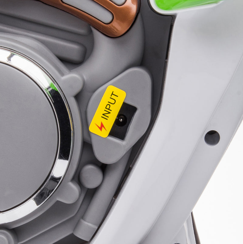 12V Battery-Powered Kids Ride-On Dirt Bike with Training Wheels Magic Cars 10