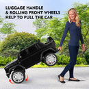 12V Black Kids Ride-On Car Truck with Battery, LED Lights, Music, and Remote Control Magic Cars 12