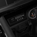 12V Black Kids Ride-On Car Truck with Battery, LED Lights, Music, and Remote Control Magic Cars 15