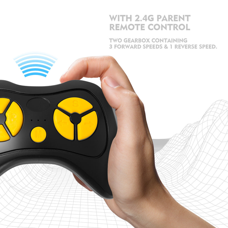 12V Kids Electric Ride-On Jeep Truck with Remote Control and Music, Available in Pink, Black, and Red Magic Cars 9