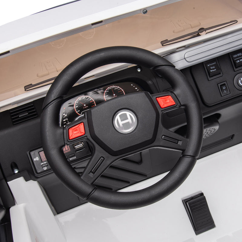 12V Kids Electric Ride-On Truck with 3 Speeds, MP3, LED Lights, and Remote Control Magic Cars 12