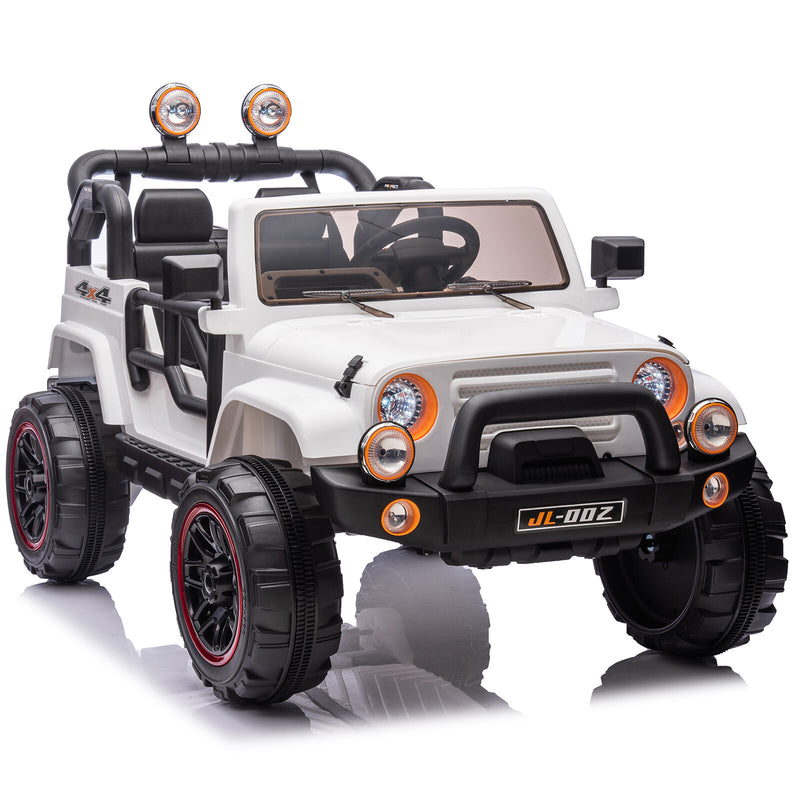 12V Kids Electric Ride-On Truck with 3 Speeds, MP3, LED Lights, and Remote Control Magic Cars 18