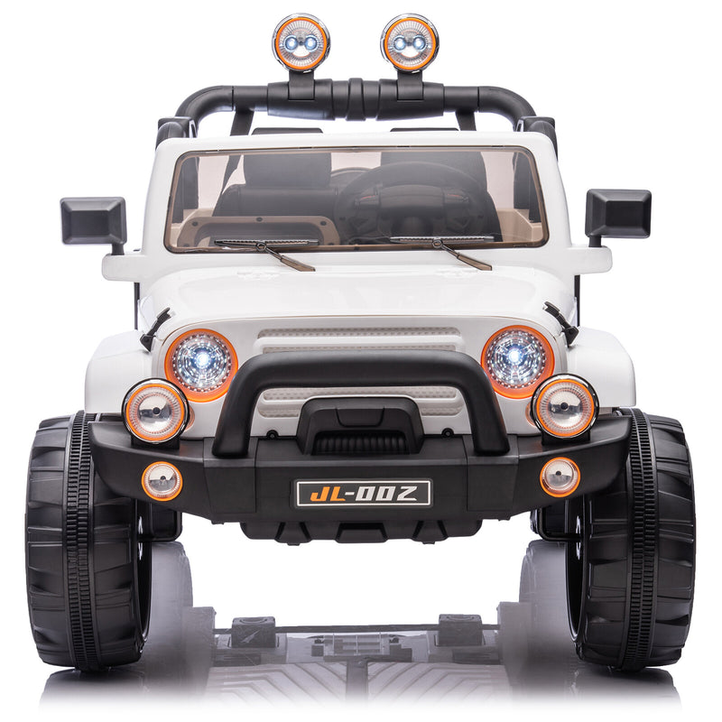 12V Kids Electric Ride-On Truck with 3 Speeds, MP3, LED Lights, and Remote Control Magic Cars 19