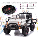 12V Kids Electric Ride-On Truck with 3 Speeds, MP3, LED Lights, and Remote Control Magic Cars 3