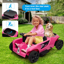 24V Pink 2-Seater Kids Ride-On Car with Remote Control and 3 Speeds for Parent-Child Fun Magic Cars 3
