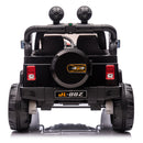 12V Black Kids Ride-On Truck with 3 Speeds, LED Lights, MP3, and Remote Control Magic Cars 22