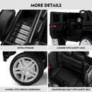 Electric 12V Black Kids Ride-On Truck with Remote Control and MP3 Player Magic Cars 13