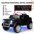 Electric 12V Black Kids Ride-On Truck with Remote Control and MP3 Player Magic Cars 18