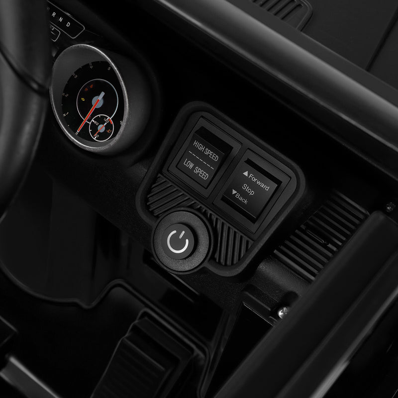 Electric 12V Black Kids Ride-On Truck with Remote Control and MP3 Player Magic Cars 20