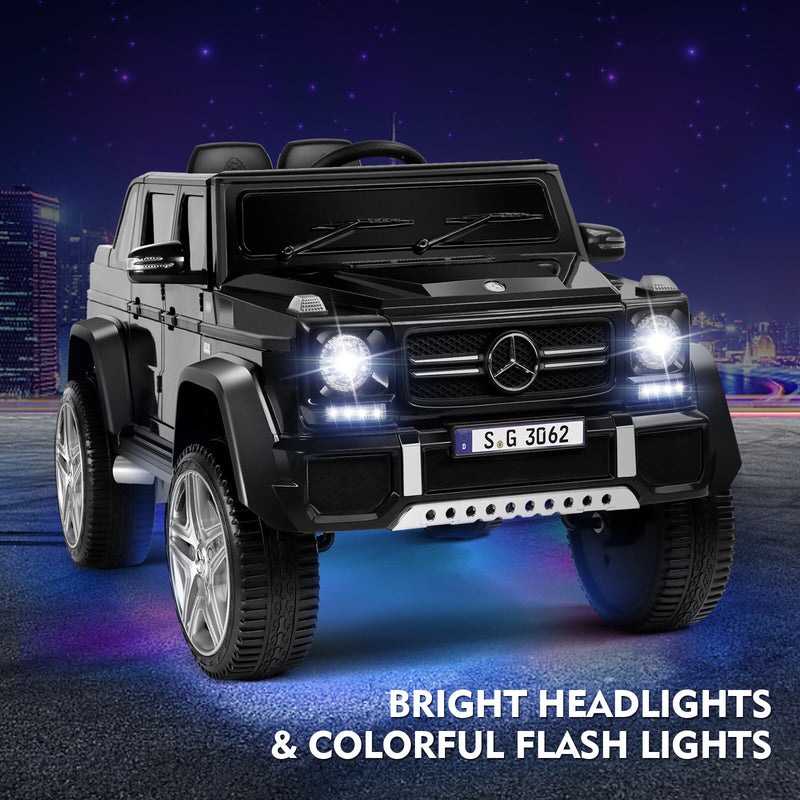 Electric 12V Black Kids Ride-On Truck with Remote Control and MP3 Player Magic Cars 6